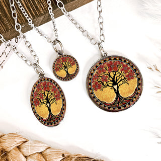 Yellow Tree Of Life Necklace