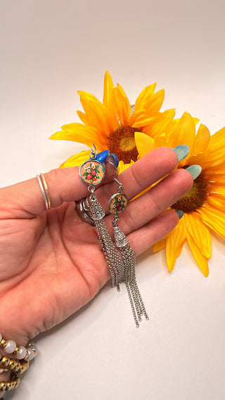 Spirit Lala: Strawberry Fields Circle Tassel Earrings