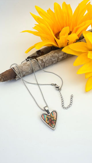 Spirit Lala: Strawberry Fields Heart Choker Leather Necklace