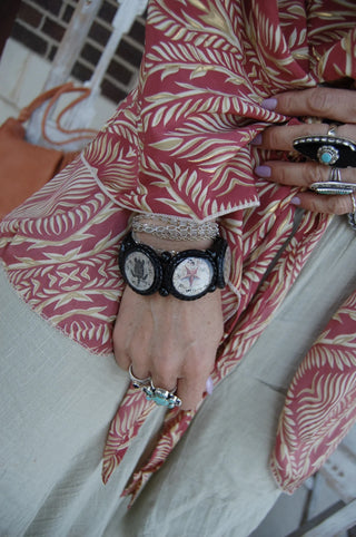 Nautical Large Circle Stretch Bracelet