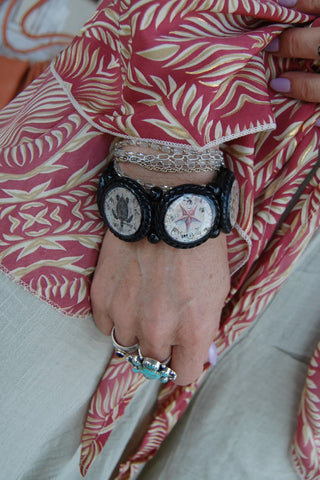 Nautical Large Circle Stretch Bracelet