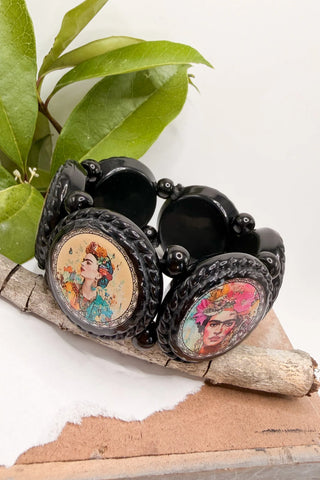 Frida Large Circle Stretch Bracelet
