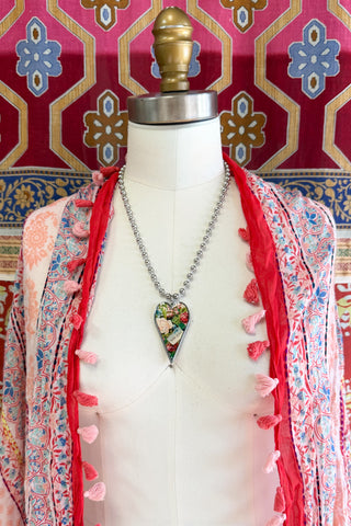 Large "No Limits" Heart Pendant Necklace