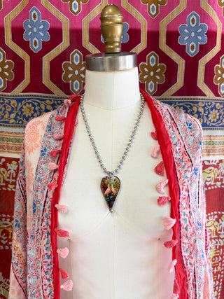 Large "Soul Full of Sunshine" Heart Pendant Necklace