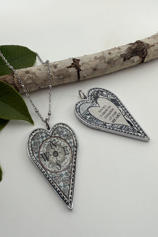 Large Heart Pendant Necklace - Misc Designs