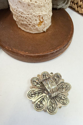 Turquoise Flower Power Adjustable Ring