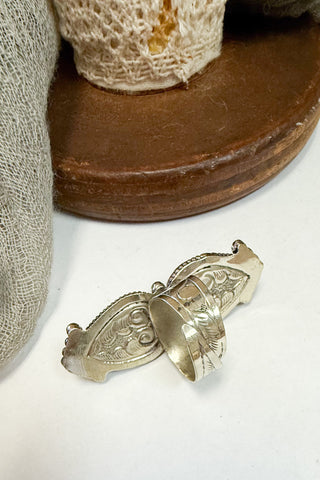 Turquoise 2 Tear Adjustable Ring