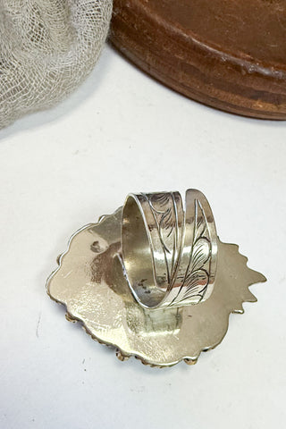 Brave Heart Statement Adjustable Ring