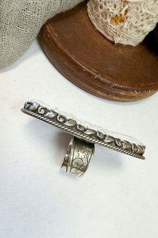 Chief Carved Statement Adjustable Ring