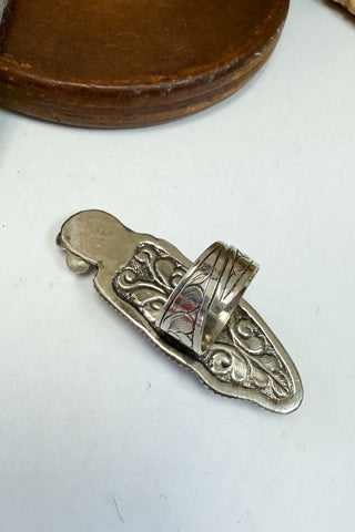 Wise Owl Carved Adjustable Ring