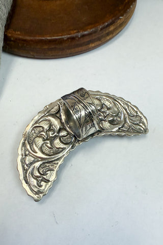 Lunar Vibes Carved Adjustable Ring