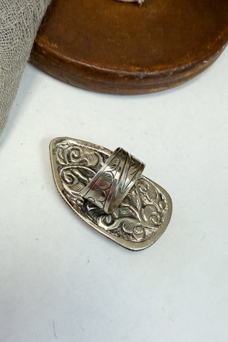 Horse Head Carved Adjustable Ring