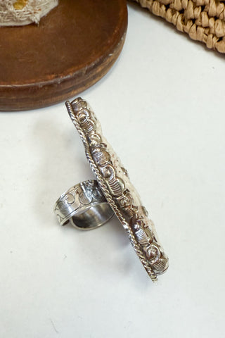 Slitherin' Snake Carved Adjustable Ring