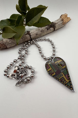 Large Heart Pendant Necklace - Misc Designs