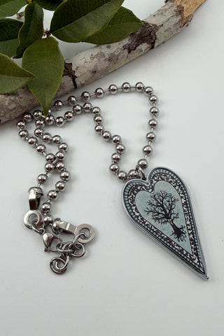 Large Heart Pendant Necklace - Misc Designs