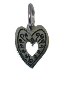 Handcrafted Etched Stainless Art Charm