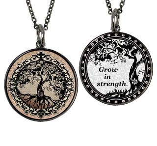 Brown Tree Of Life Necklace