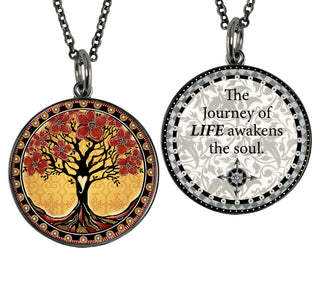 Yellow Tree Of Life Necklace