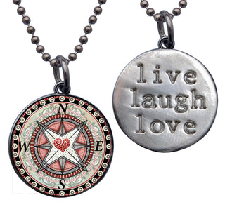 Heart Compass Necklace