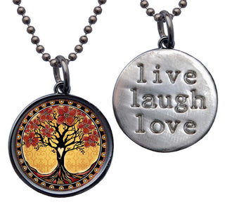 Yellow Tree Of Life Necklace