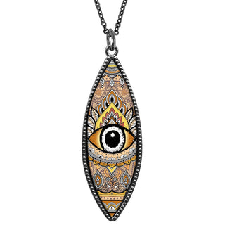 The Eye Marquise Reversible Statement Pendant