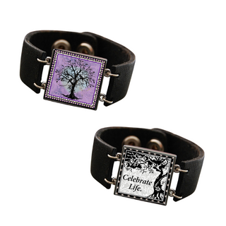Purple Tree Of Life Bracelet