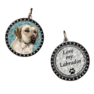 Yellow Labrador Reversible Necklace