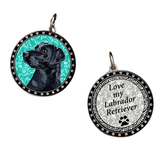 Black Labrador Reversible Necklace