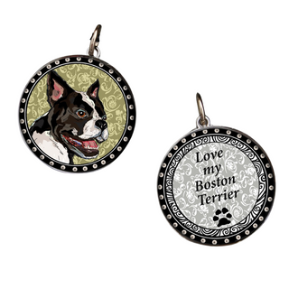 Boston Terrier Reversible Necklace