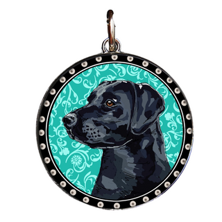 Black Labrador Reversible Necklace