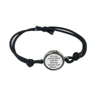 Buddha Abstract Reversible Quote Bracelet