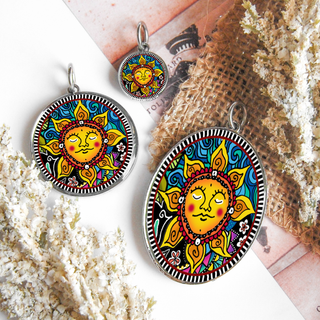 Celestial online sun necklace