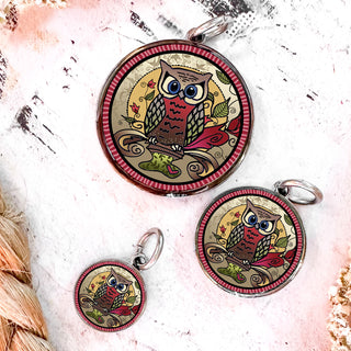 Red Owl Necklace